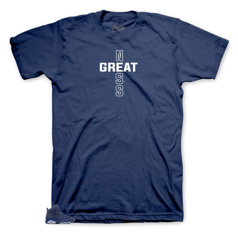 Retro 6 Diffused Greatness Cross Shirt