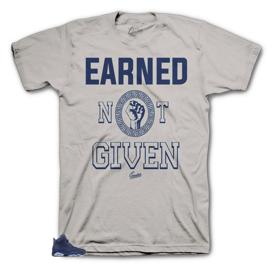 Retro 6 Diffused Earned not Given Shirt
