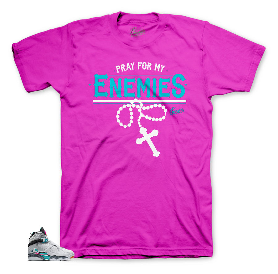 Retro 8 South Beach Enemies Shirt