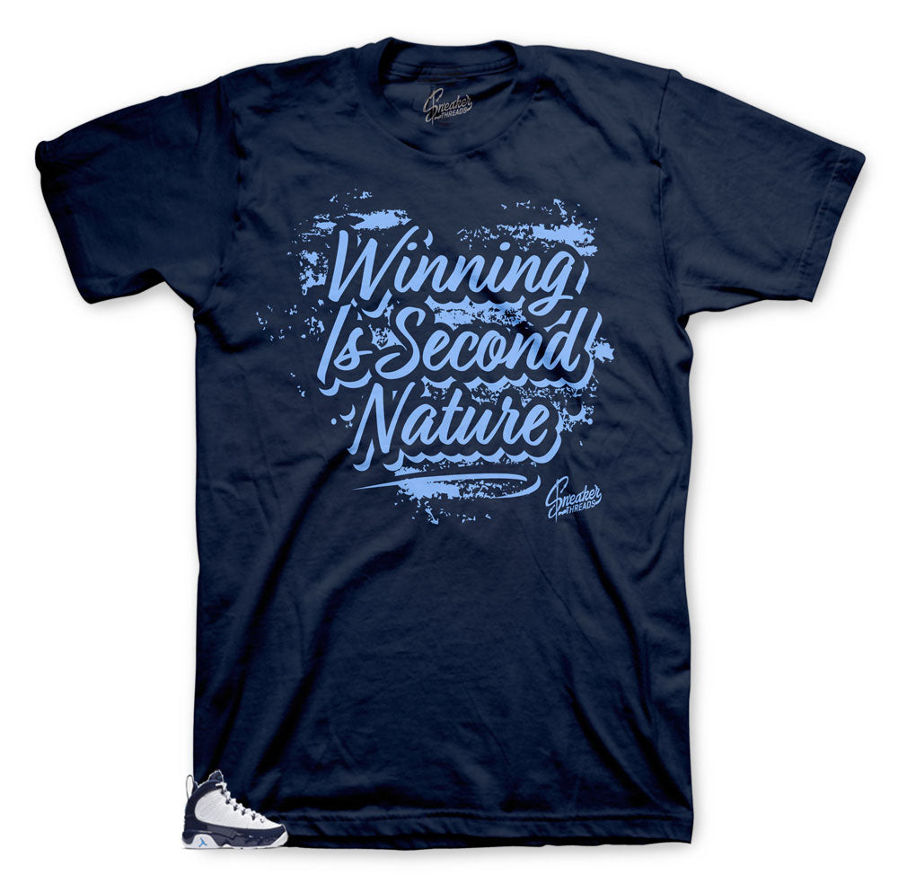 Retro 9 University Blue All Star Second Nature Shirt