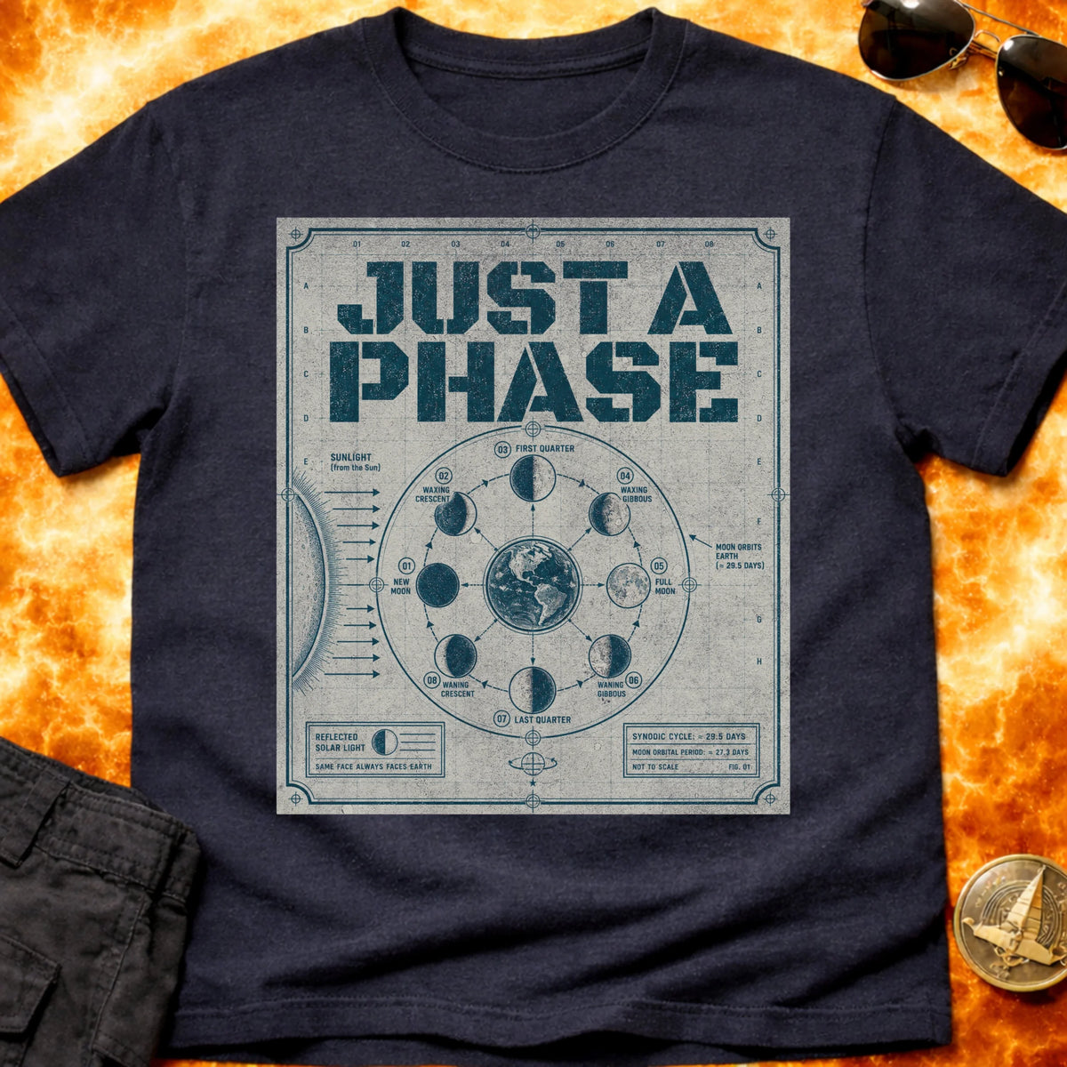 Just a Phase Schematic T-Shirt product image 5