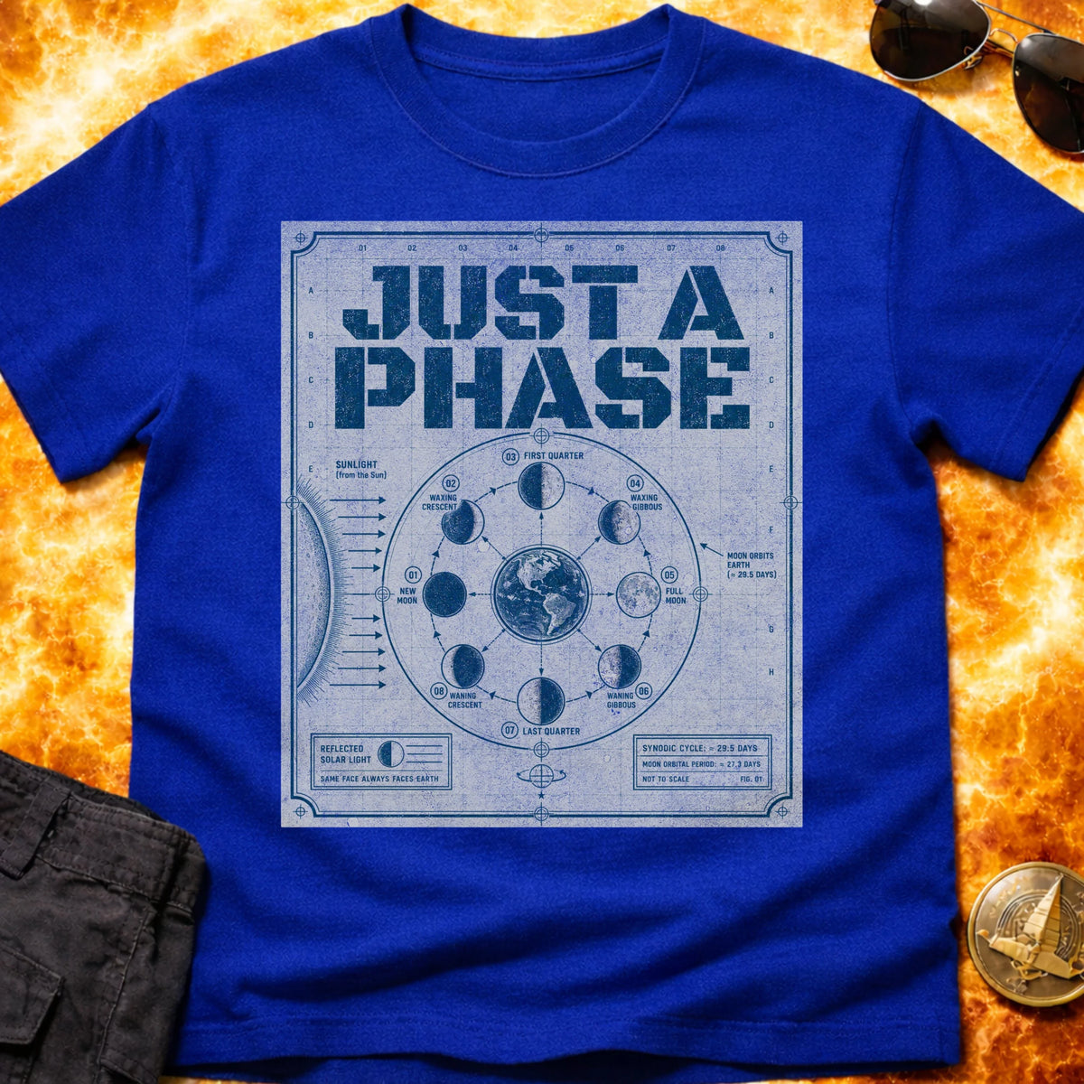 Just a Phase Schematic T-Shirt product image 6