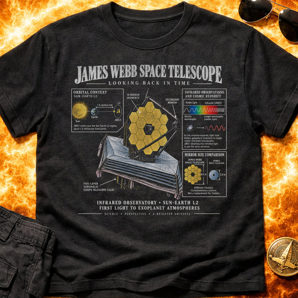 JWST infographic T-Shirt product image 1