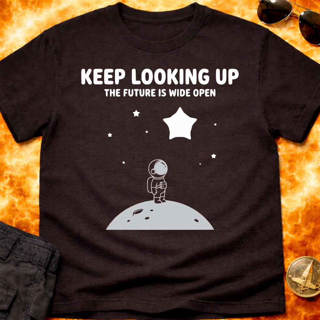 Keep Looking Up The Future Is Wide Open T-Shirt product image 2