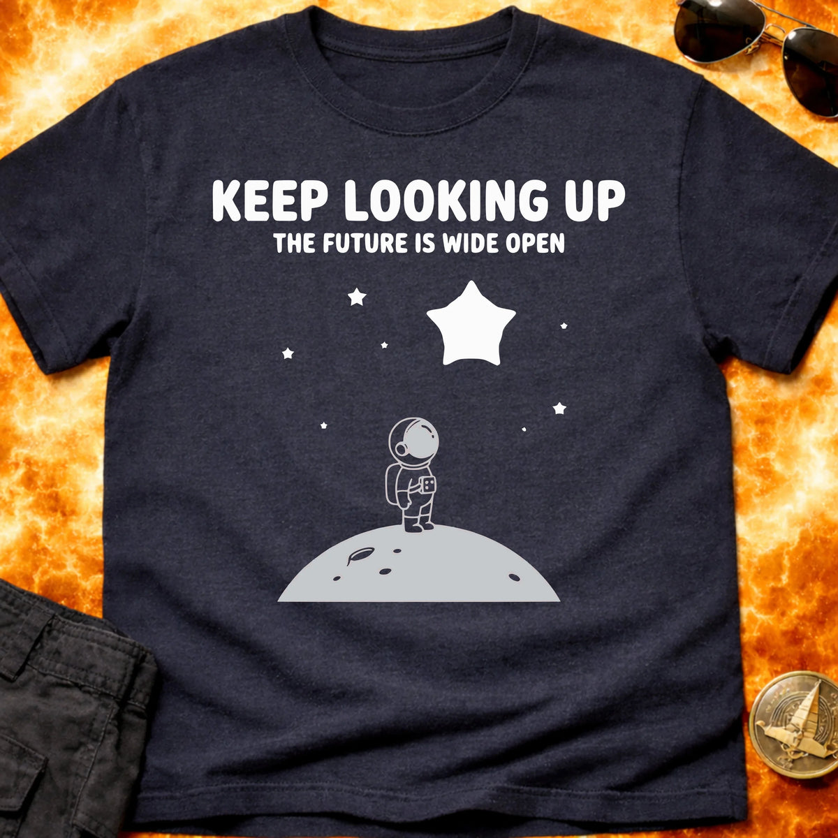 Keep Looking Up The Future Is Wide Open T-Shirt product image 6