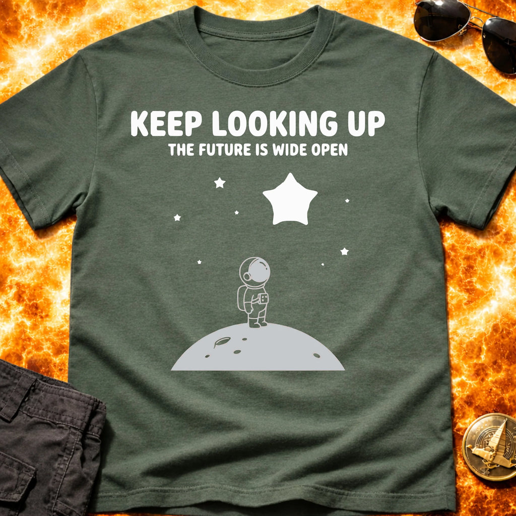 Keep Looking Up The Future Is Wide Open T-Shirt product image 5