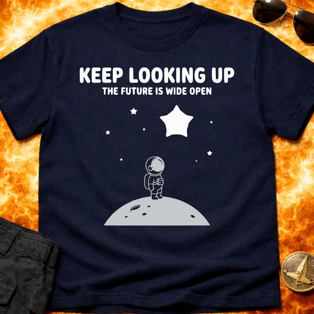 Keep Looking Up The Future Is Wide Open T-Shirt product image 1