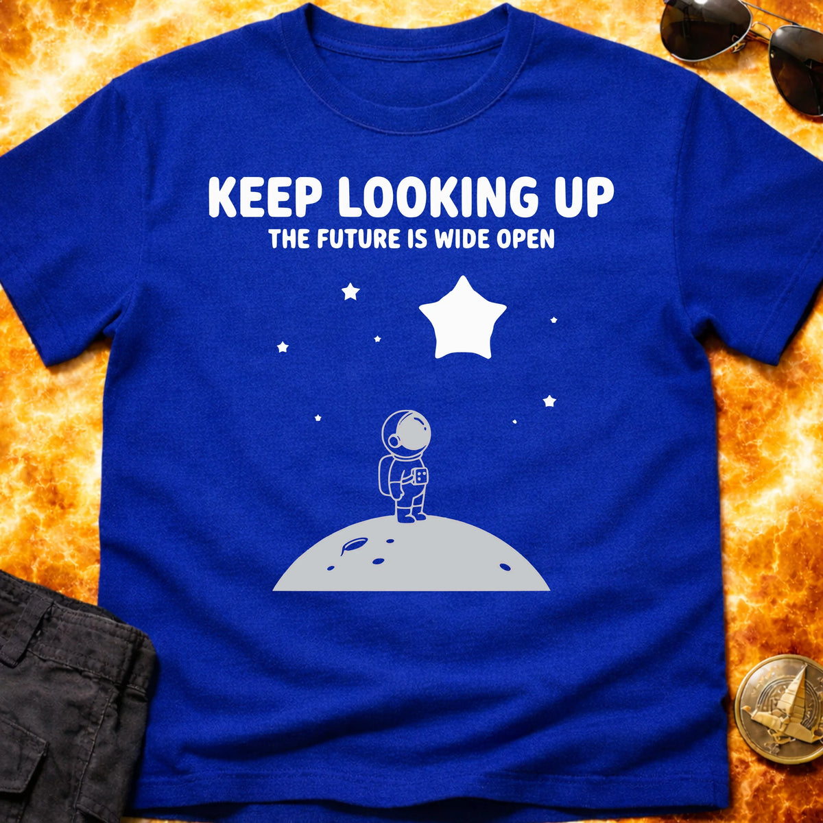 Keep Looking Up The Future Is Wide Open T-Shirt product image 3