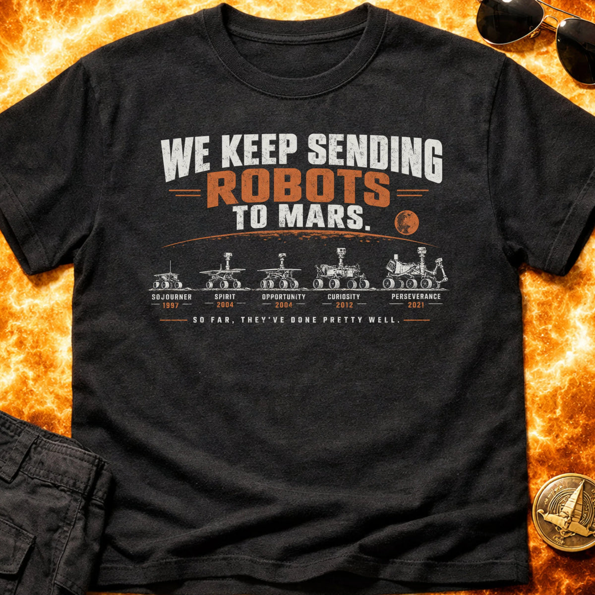 Keep Sending Robots T-Shirt product image 2