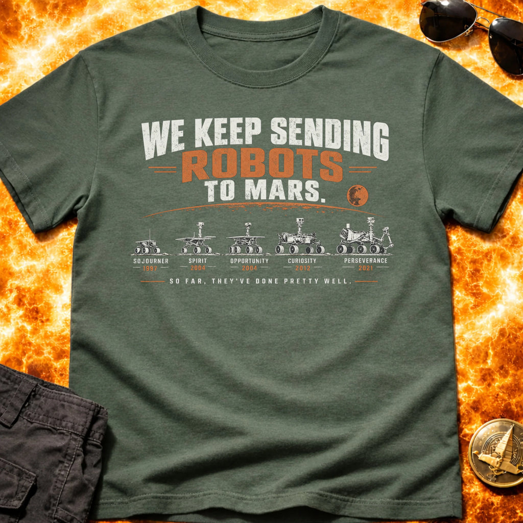 Keep Sending Robots T-Shirt product image 5