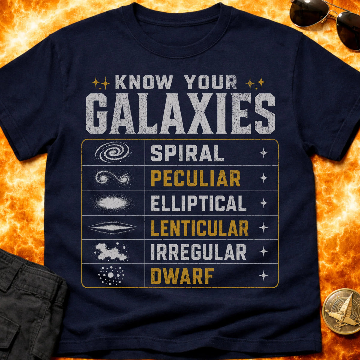 Know Your Galaxies T-Shirt product image 3