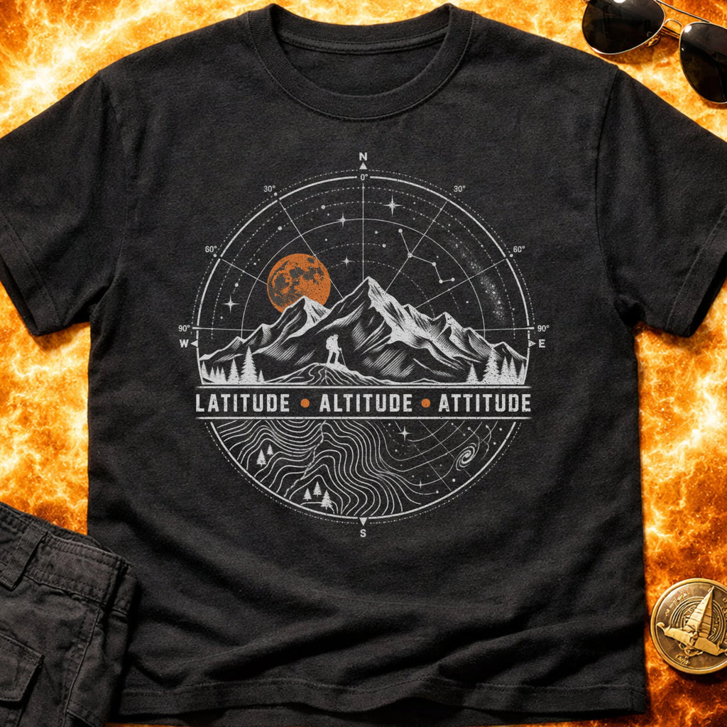 Latitude Altitude Attitude T-Shirt product image 2