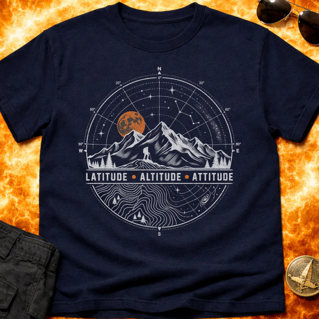 Latitude Altitude Attitude T-Shirt product image 3