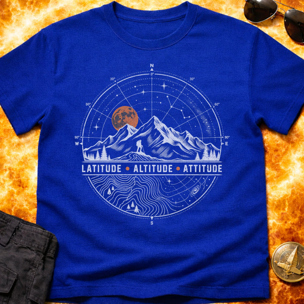 Latitude Altitude Attitude T-Shirt product image 5