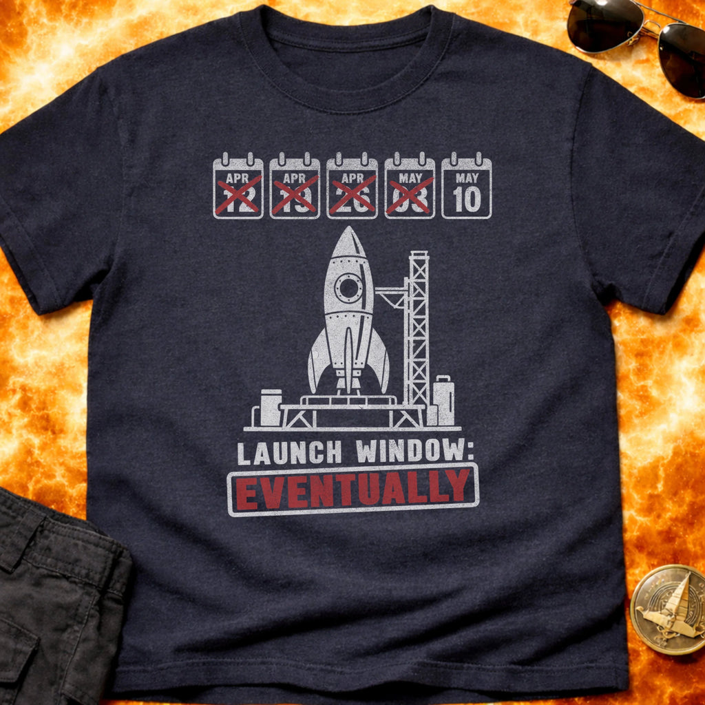 Launch Window Eventually T-Shirt product image 1