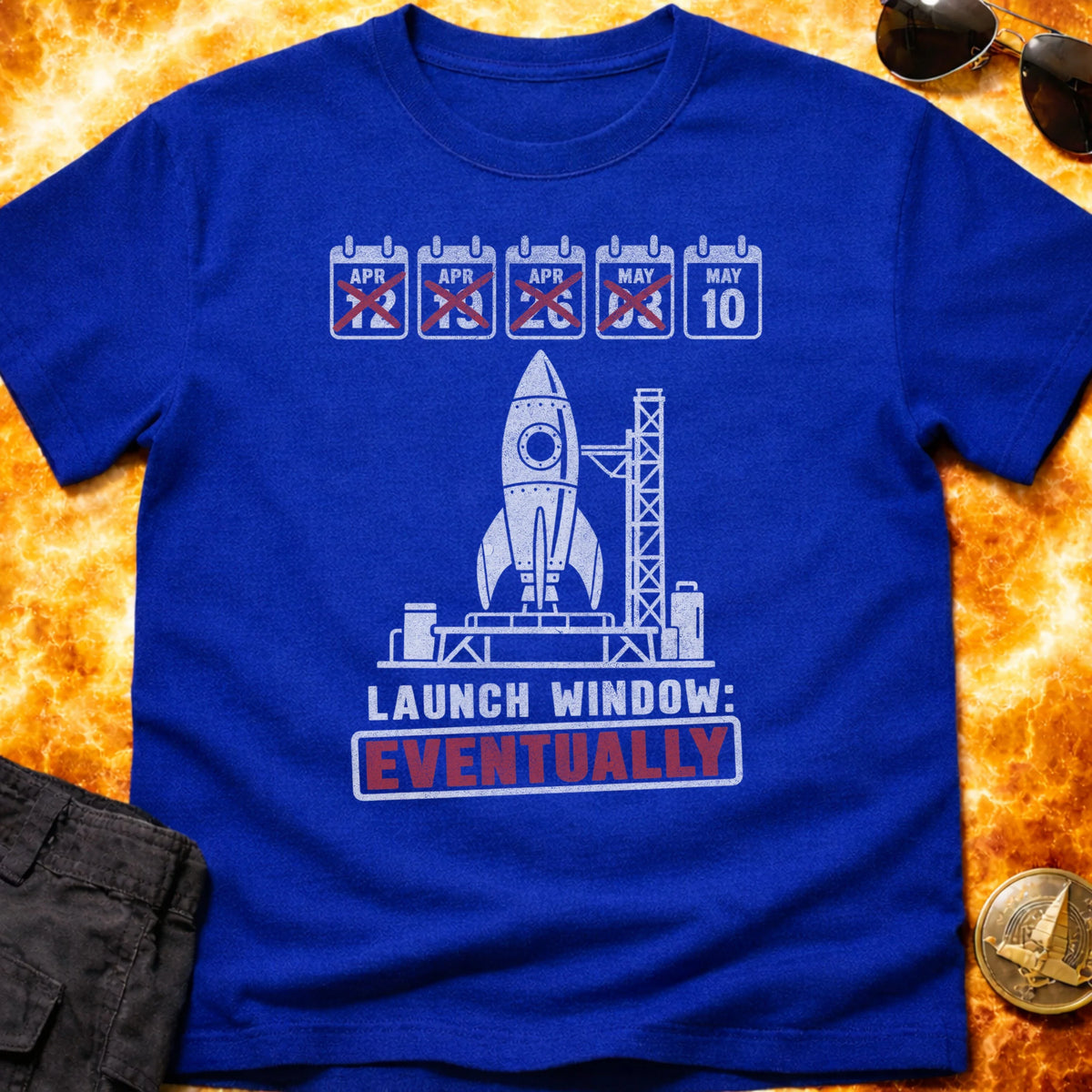 Launch Window Eventually T-Shirt product image 5