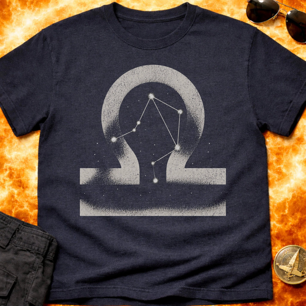 Libra Star Sign Constellation T-Shirt product image 6