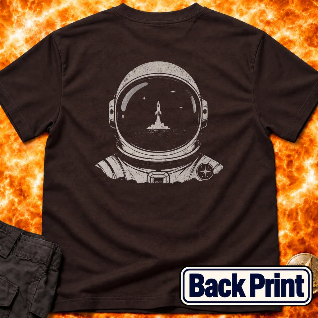 Lift Off Helmet Back Print T-Shirt product image 2