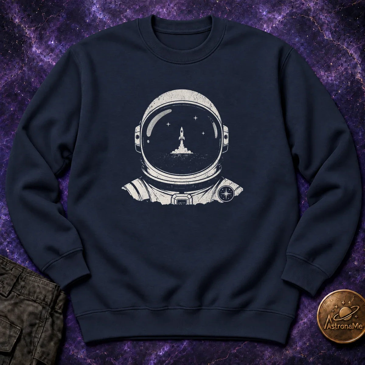 Lift Off Helmet Crewneck Sweatshirt product image 1