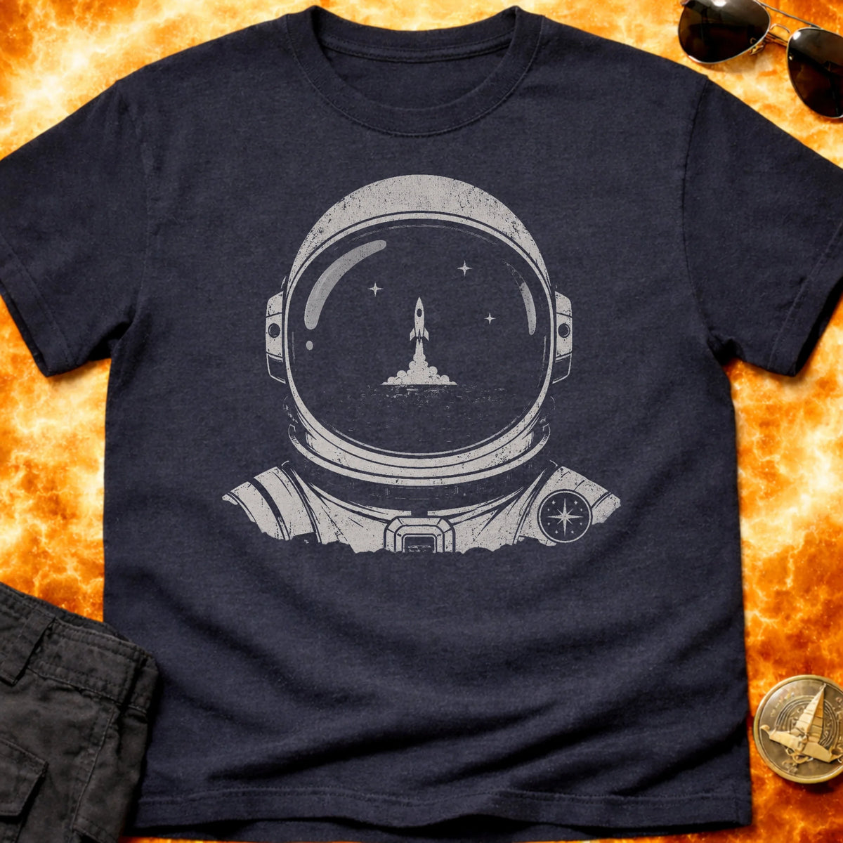 Lift Off Helmet T-Shirt product image 4