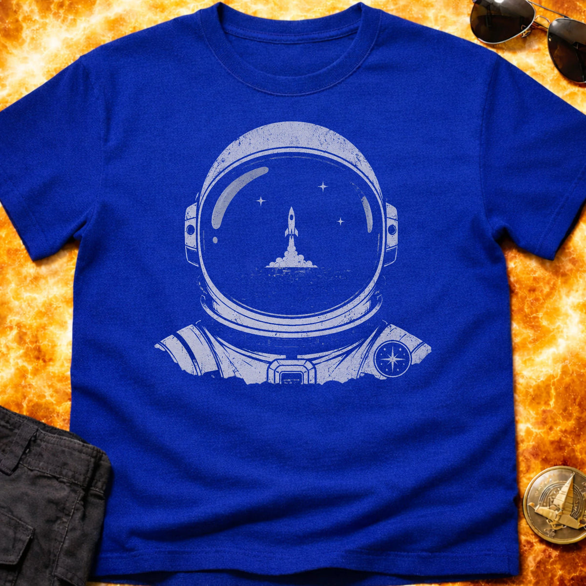 Lift Off Helmet T-Shirt product image 5