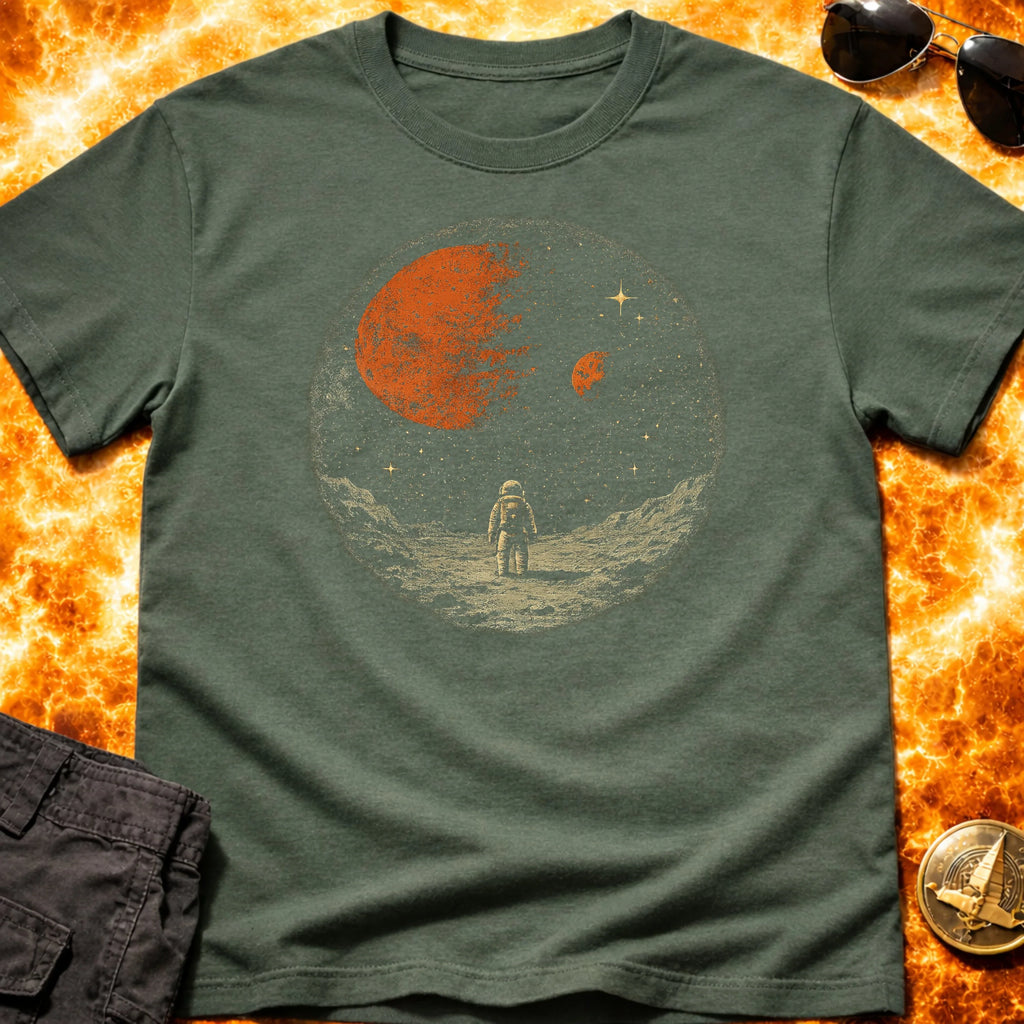 Lone Astronaut View T-Shirt product image 4