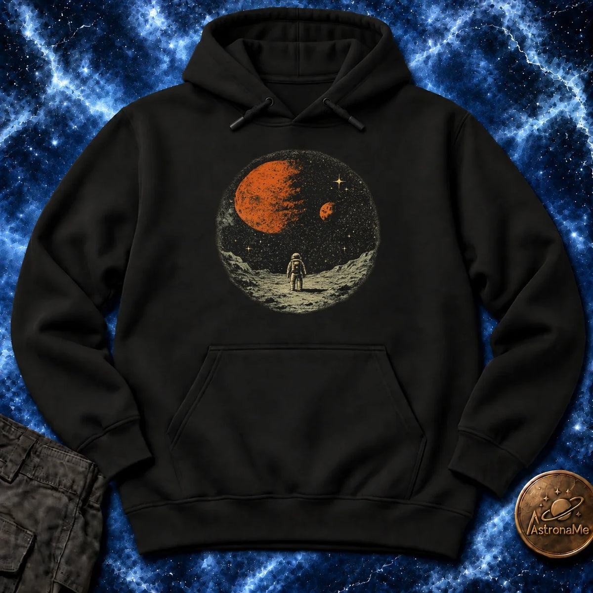 Lone Astronaut View Hoodie product image 1