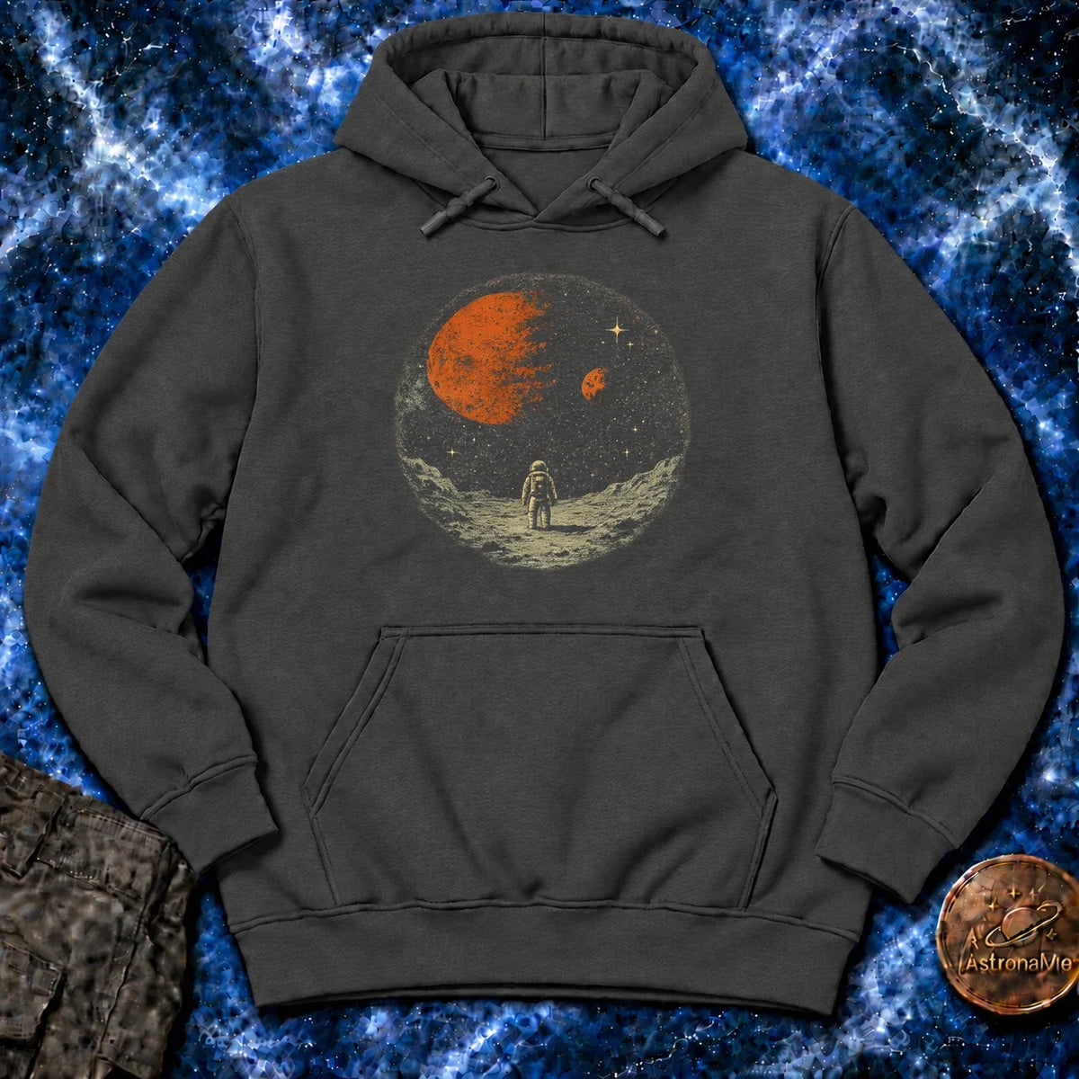 Lone Astronaut View Hoodie product image 2