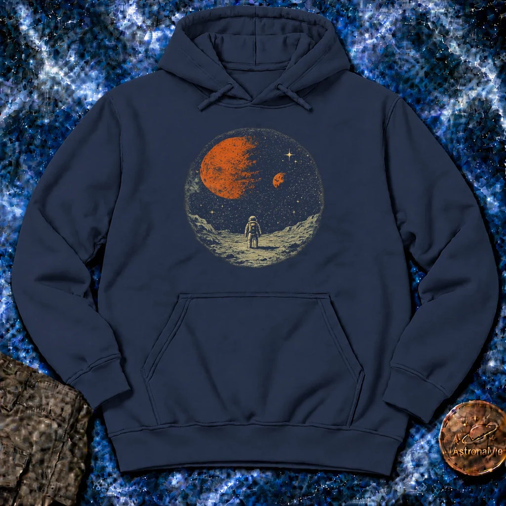 Lone Astronaut View Hoodie product image 3