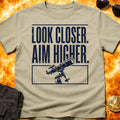 Look Closer Aim Higher Telescope T-Shirt product image 1
