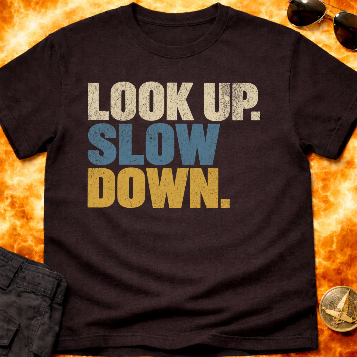 Look Up Slow Down T-Shirt product image 2