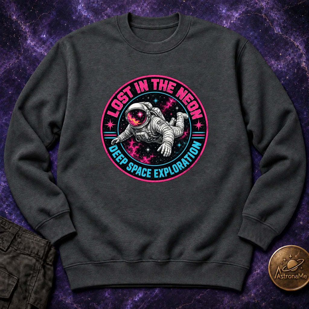 Lost In The Neon Crewneck Sweatshirt product image 2