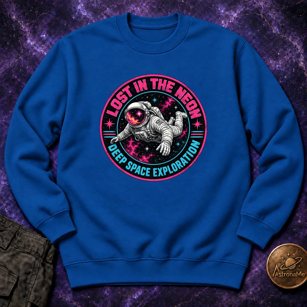 Lost In The Neon Crewneck Sweatshirt product image 5