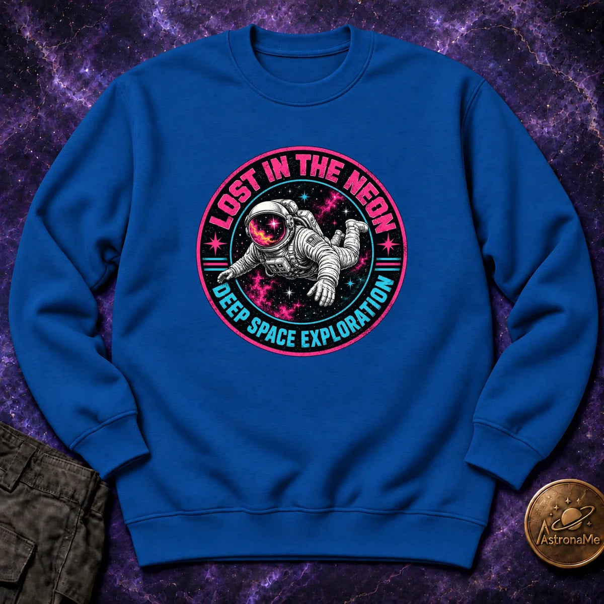 Lost In The Neon Crewneck Sweatshirt product image 5