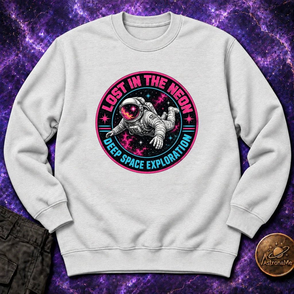 Lost In The Neon Crewneck Sweatshirt product image 4