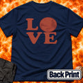 Love Mars Back Print T-Shirt product image 1