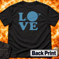 Love Uranus Back Print T-Shirt product image 1