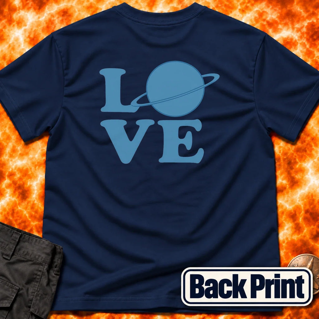 Love Uranus Back Print T-Shirt product image 3