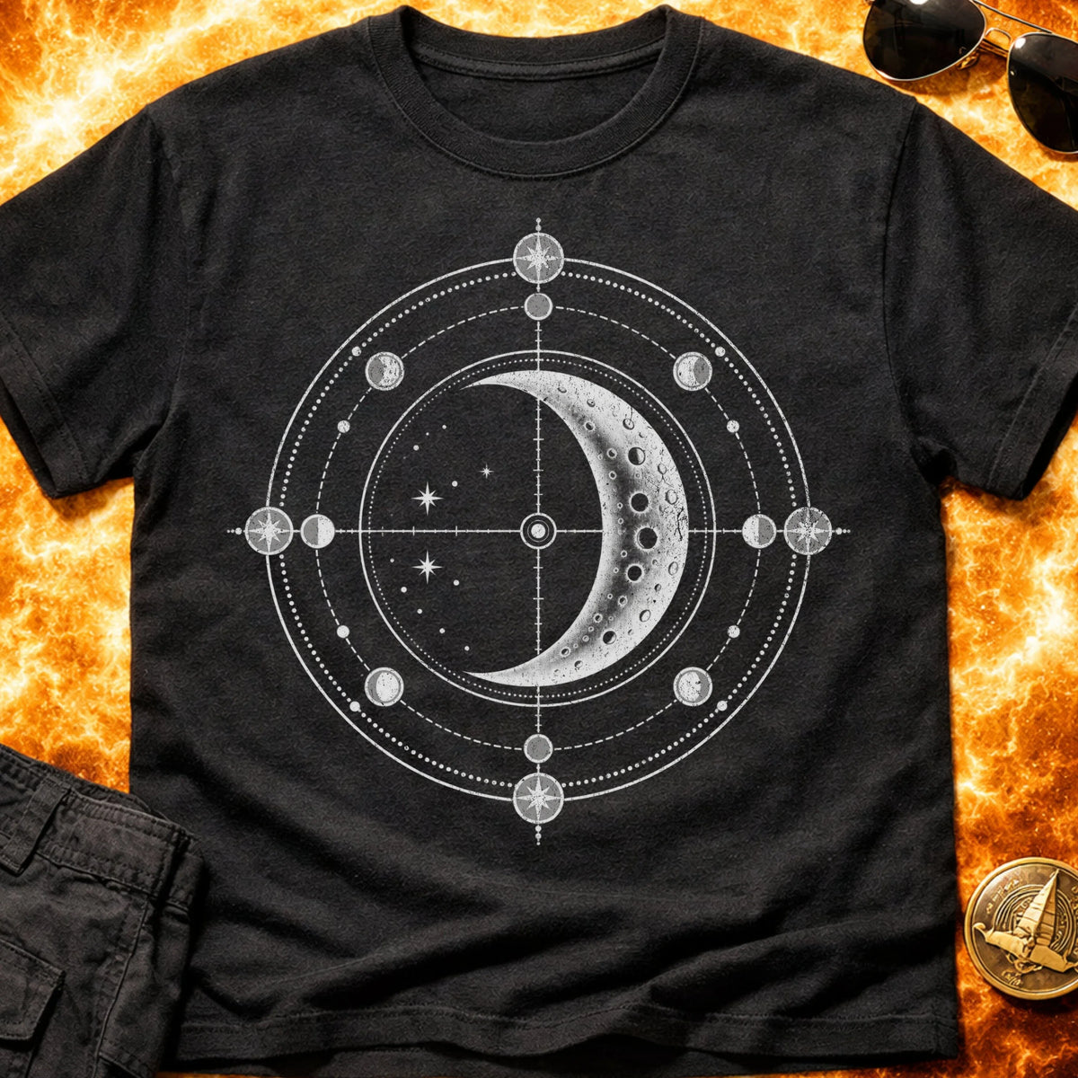 Lunar Compass T-Shirt product image 3