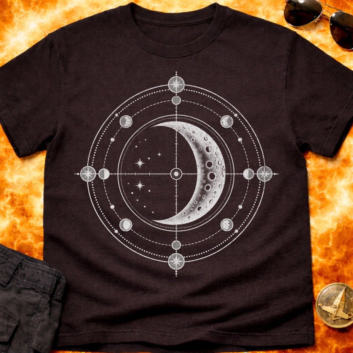 Lunar Compass T-Shirt product image 4