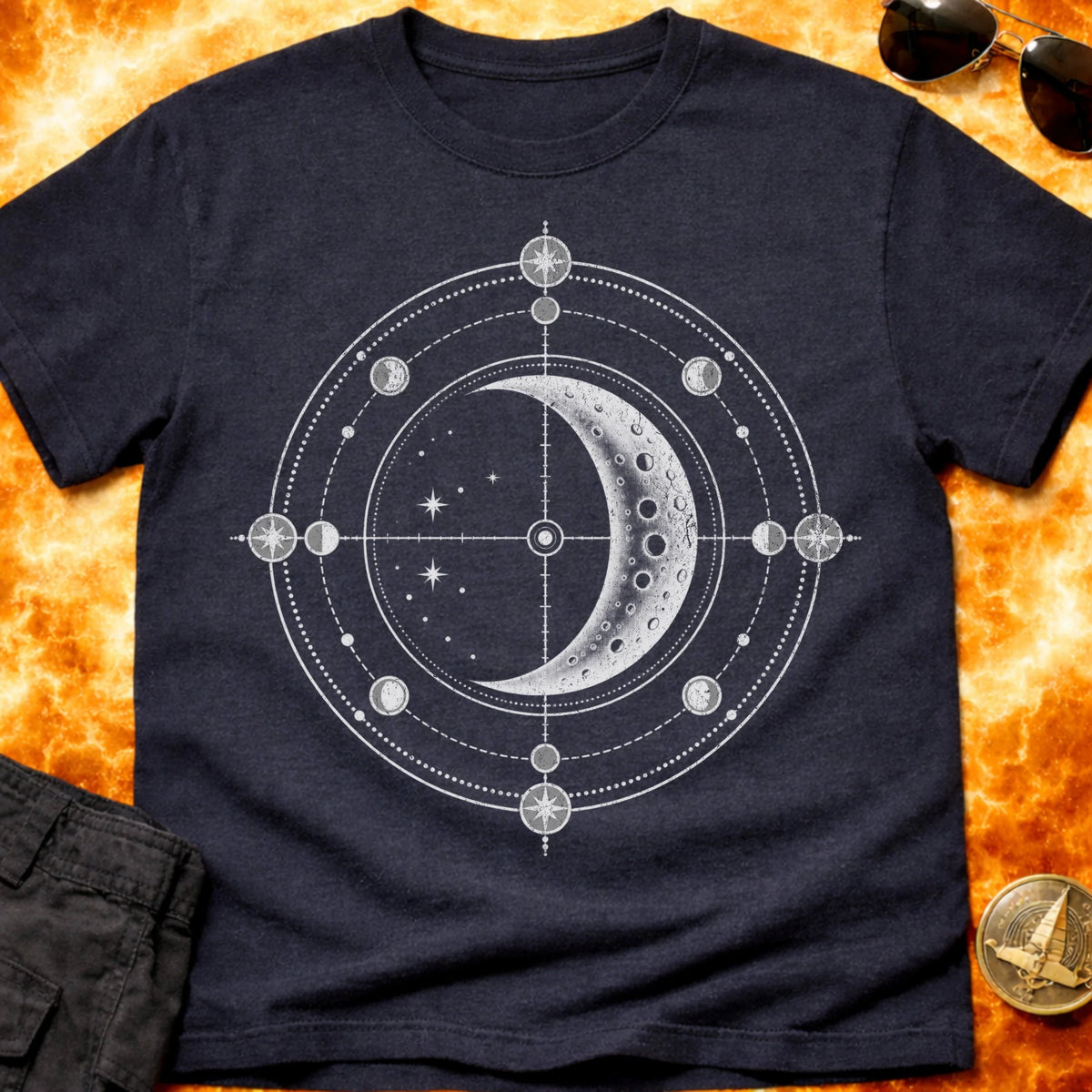 Lunar Compass T-Shirt product image 2