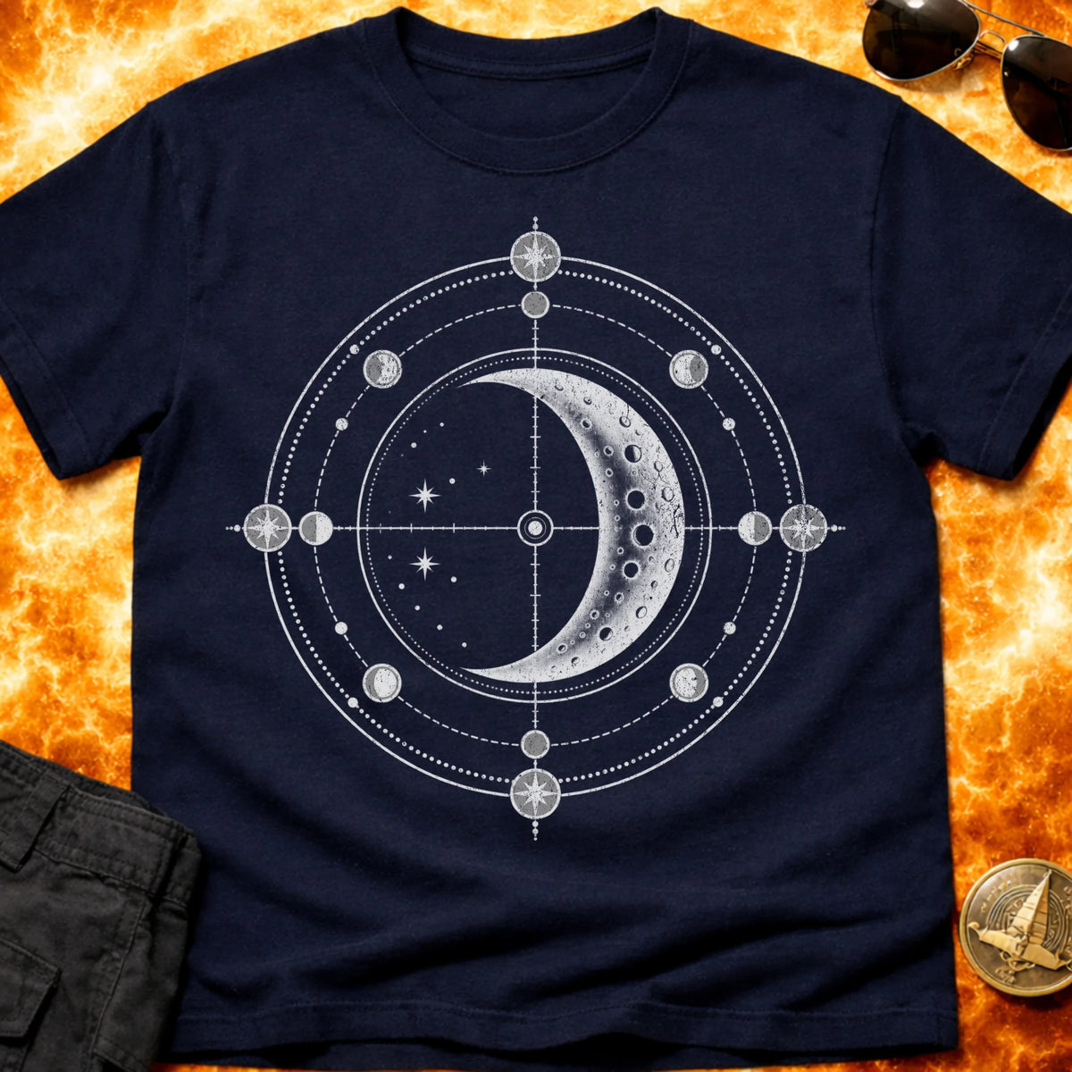 Lunar Compass T-Shirt product image 1