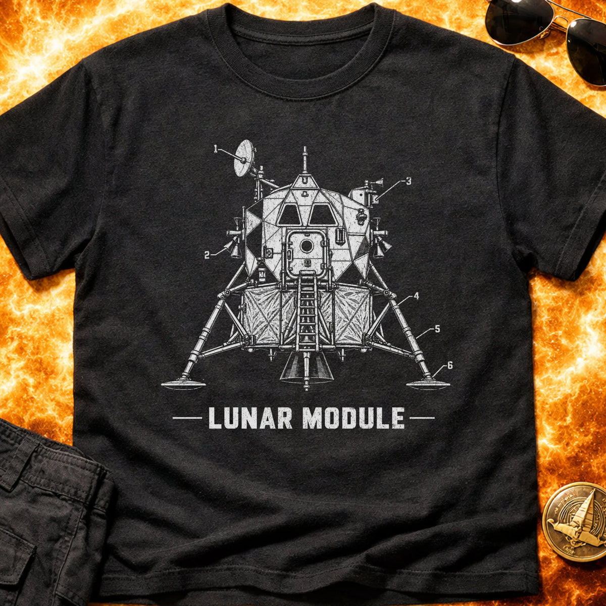 Lunar Module T-Shirt product image 6