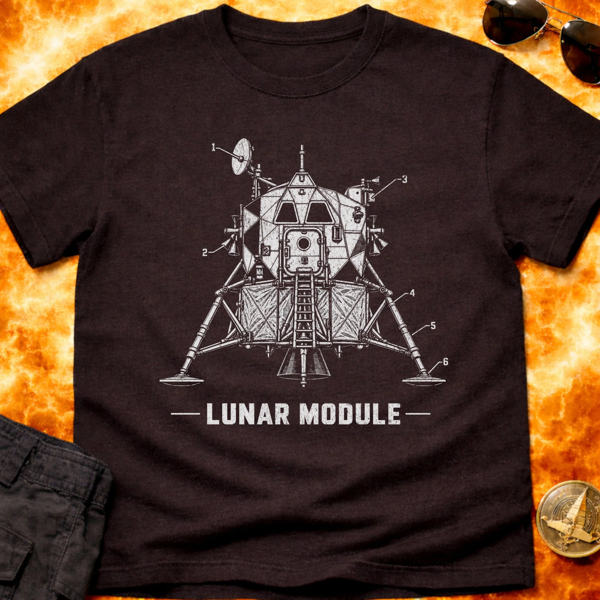 Lunar Module T-Shirt product image 2