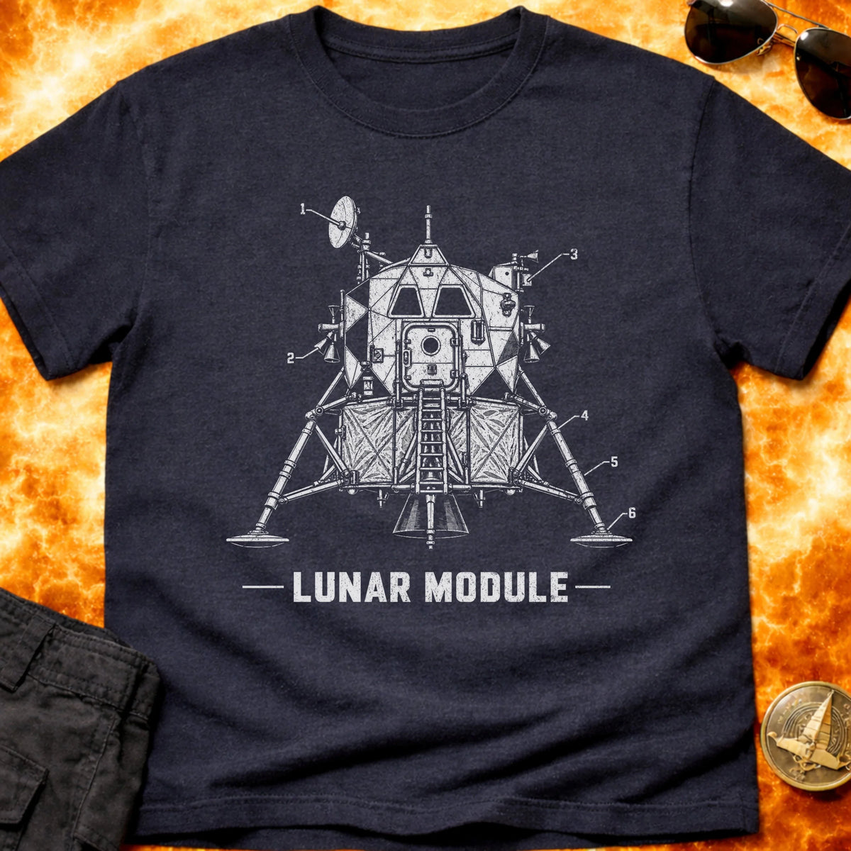 Lunar Module T-Shirt product image 3