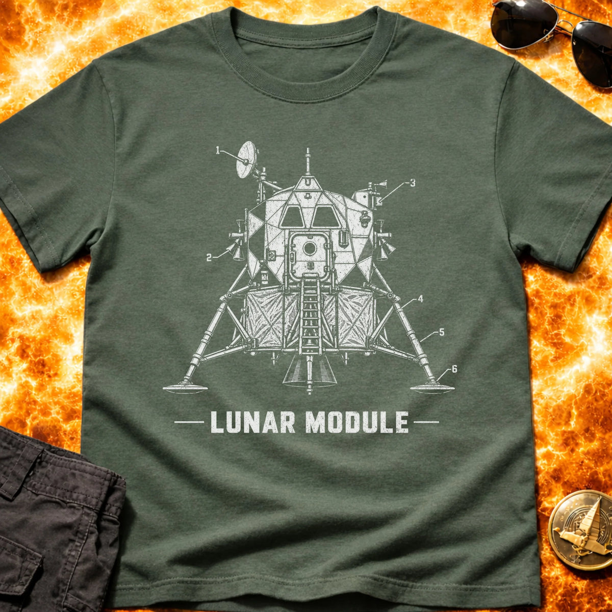 Lunar Module T-Shirt product image 1