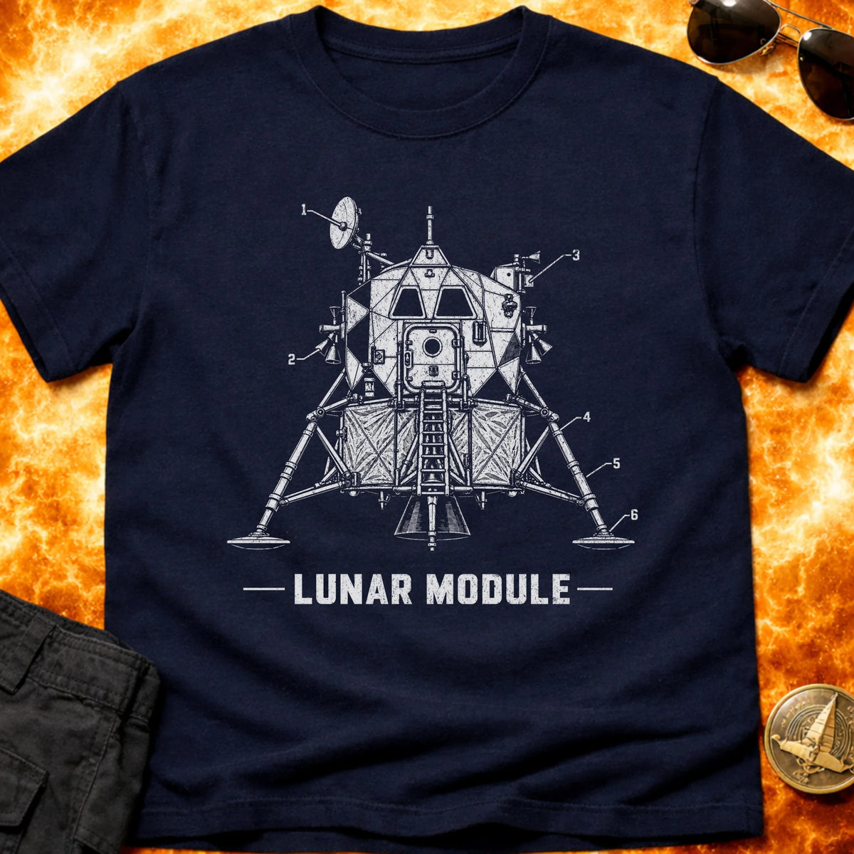 Lunar Module T-Shirt product image 5