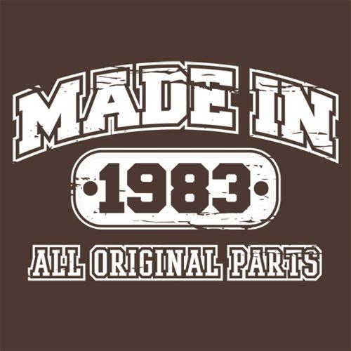 Made in 1983 All Original Parts T-Shirt product image 2