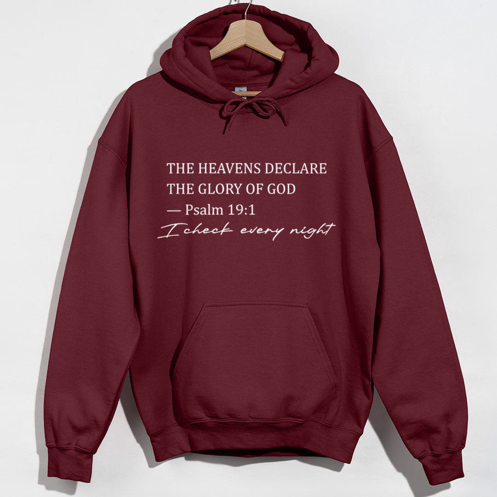 The Heavens Declare Glory Of God Hoodie product image 2