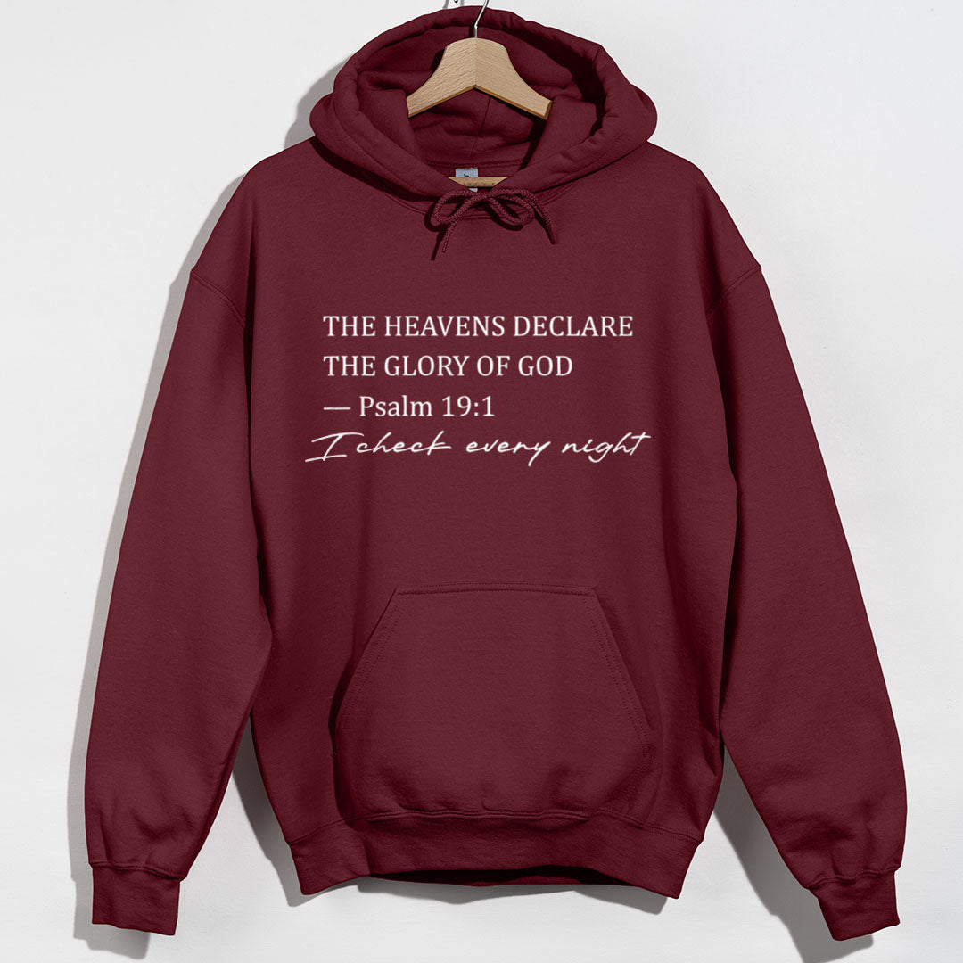 The Heavens Declare Glory Of God Hoodie product image 2